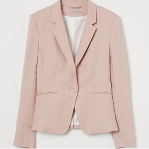 H & M Women's Blush Color Blazer Size Small